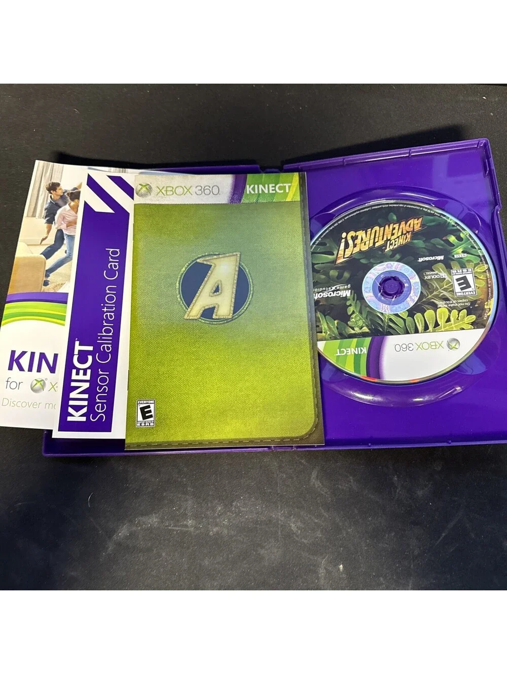 Kinect Adventures Xbox 360 Video Game COMPLETE TESTED & WORKING!